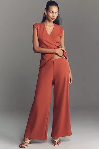 Maeve Hardware Wrap Top | Anthropologie (US)