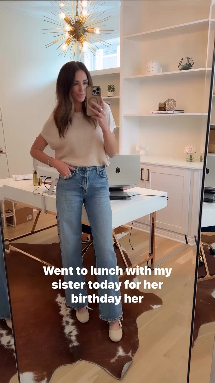 Easy outfit for lunch with my sister!

#LTKootd #LTKgrwm #LTKSeasonal