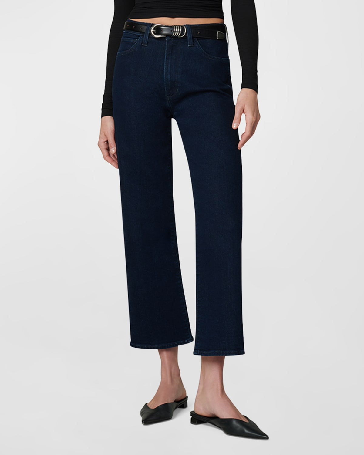 The Blake Cropped Wide-Leg Jeans | Neiman Marcus