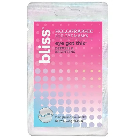 Bliss Eye Got This Holographic Foil Eye Masks | Walmart (US)