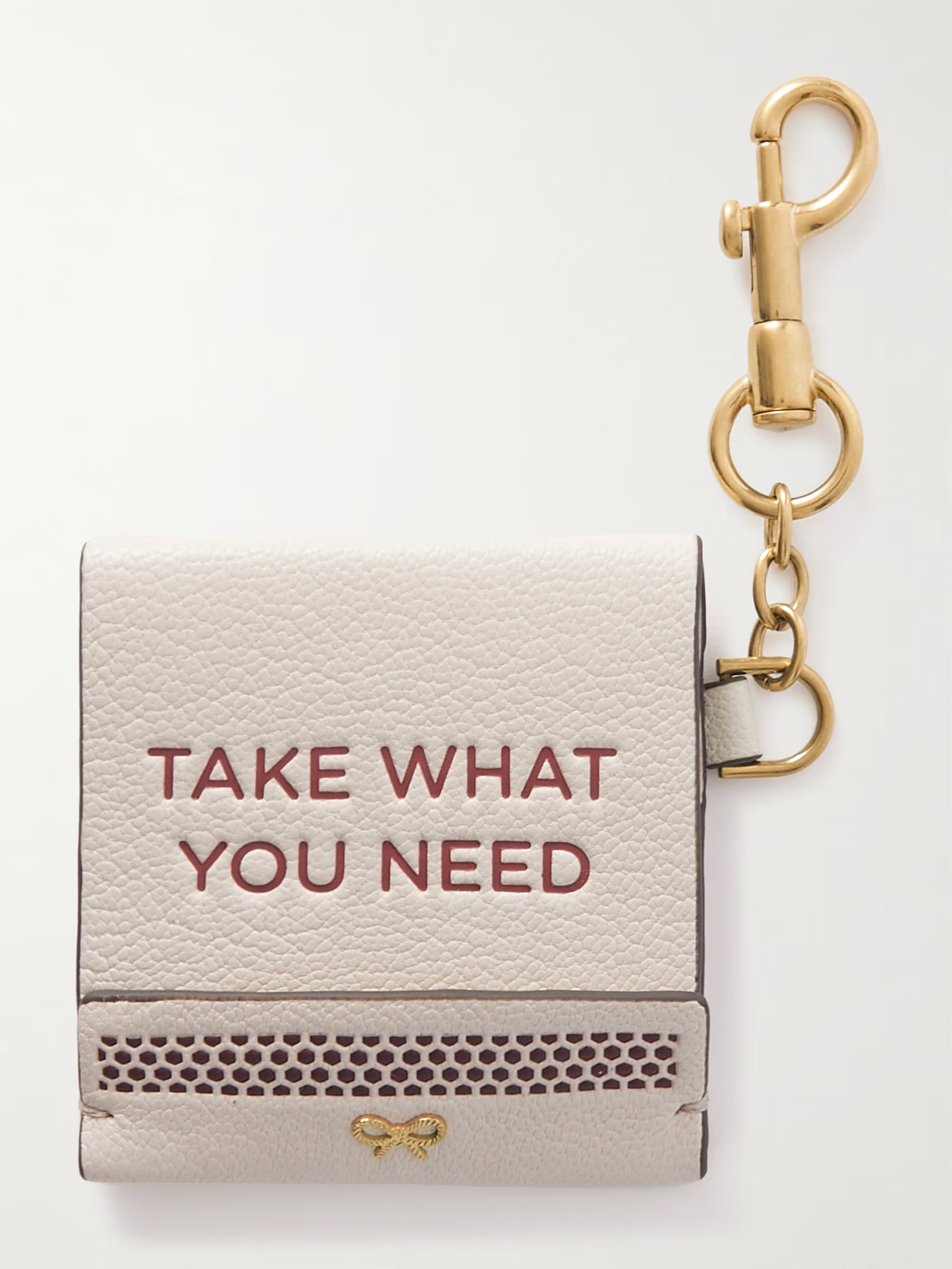 Match Book embossed textured-leather keyring | NET-A-PORTER (US)
