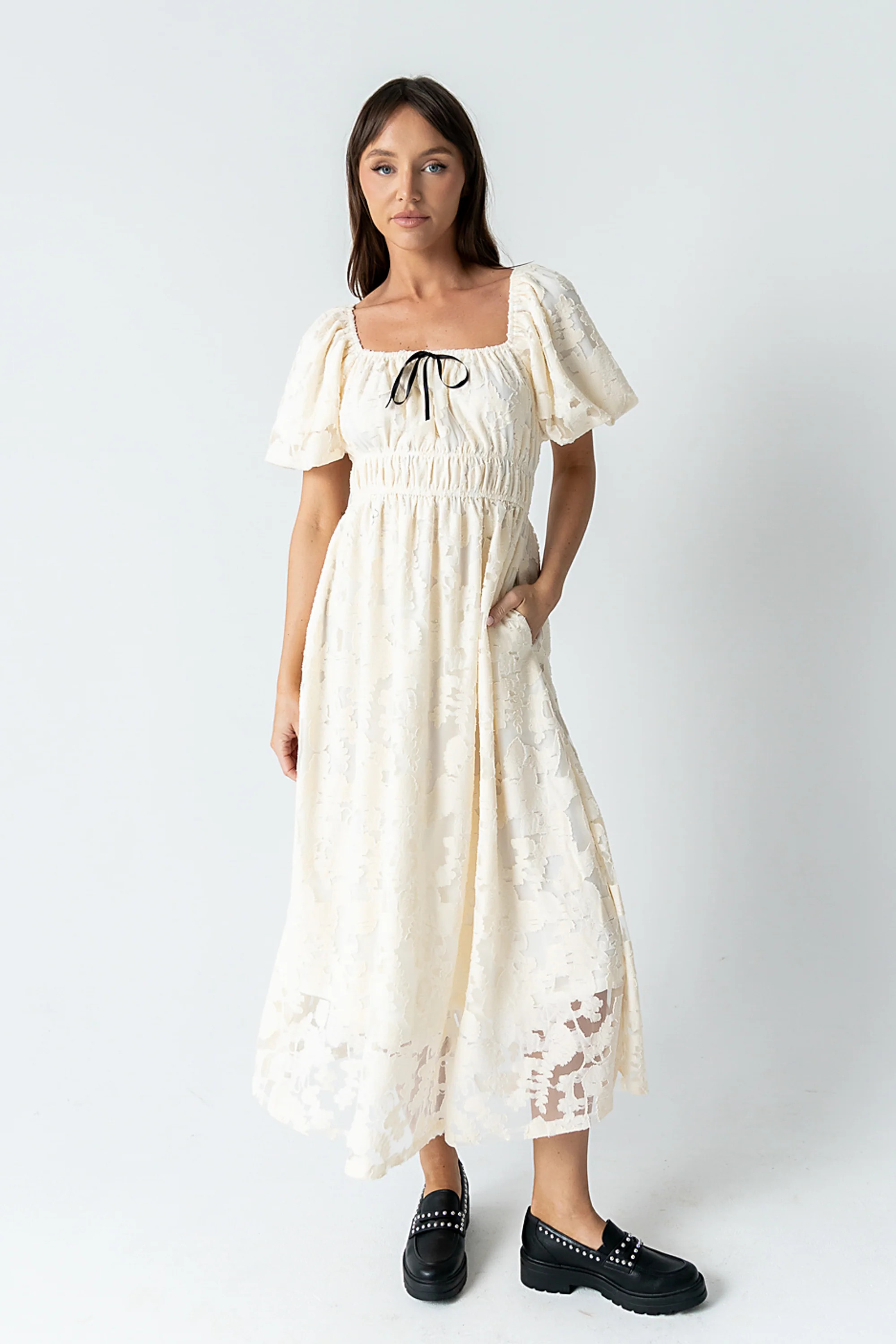 Tracie Sheer Midi Dress | Böhme US