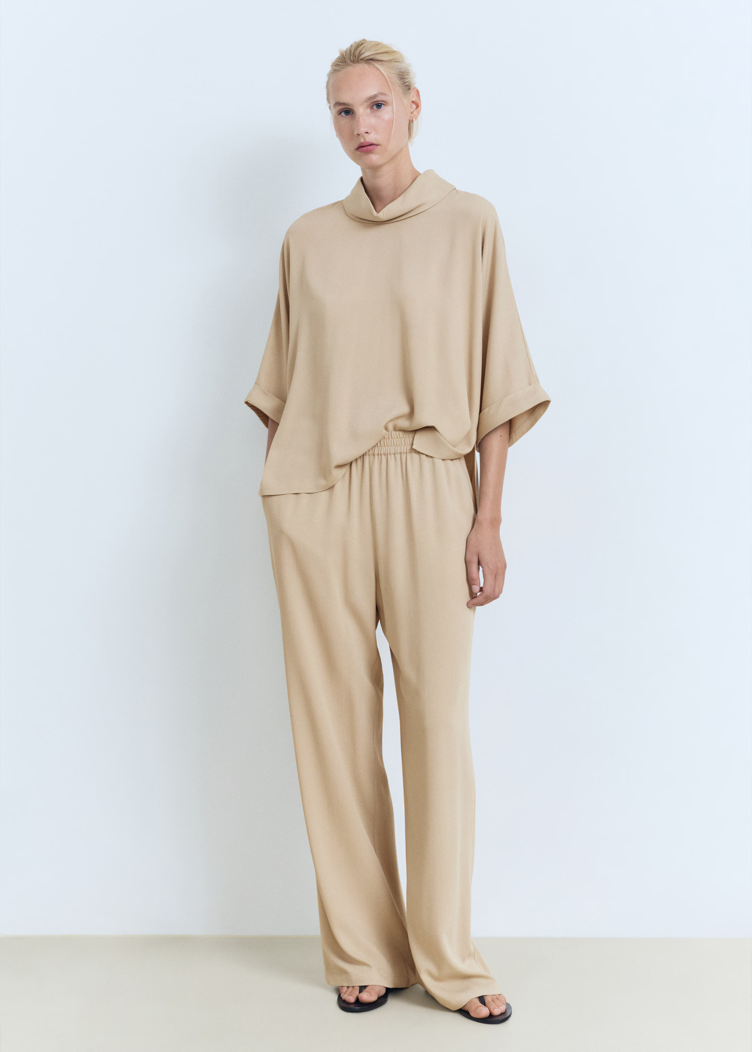 Oversized flowing blouse | Mango (US/MX/AU)