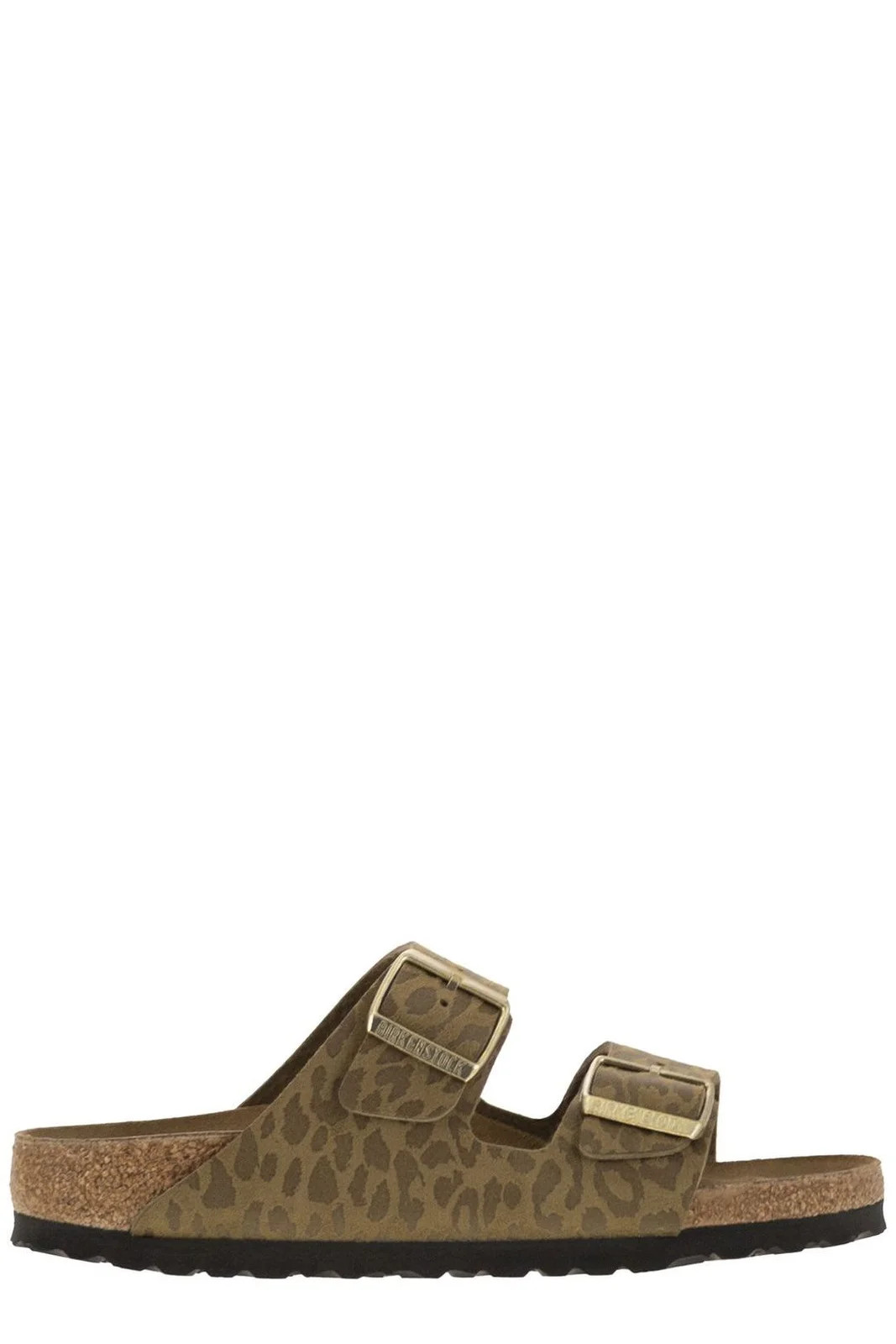Birkenstock Arizona Leopard-Print Slip On Sandals | Cettire Global