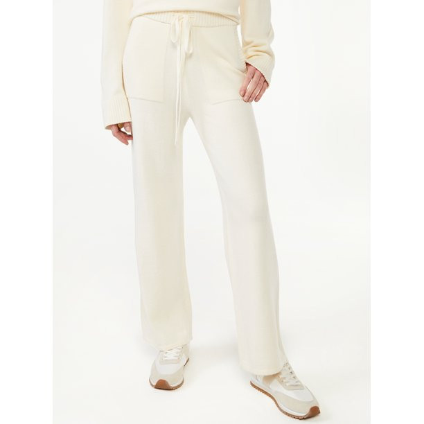 Free Assembly Women's Straight Leg Sweater Pants - Walmart.com | Walmart (US)