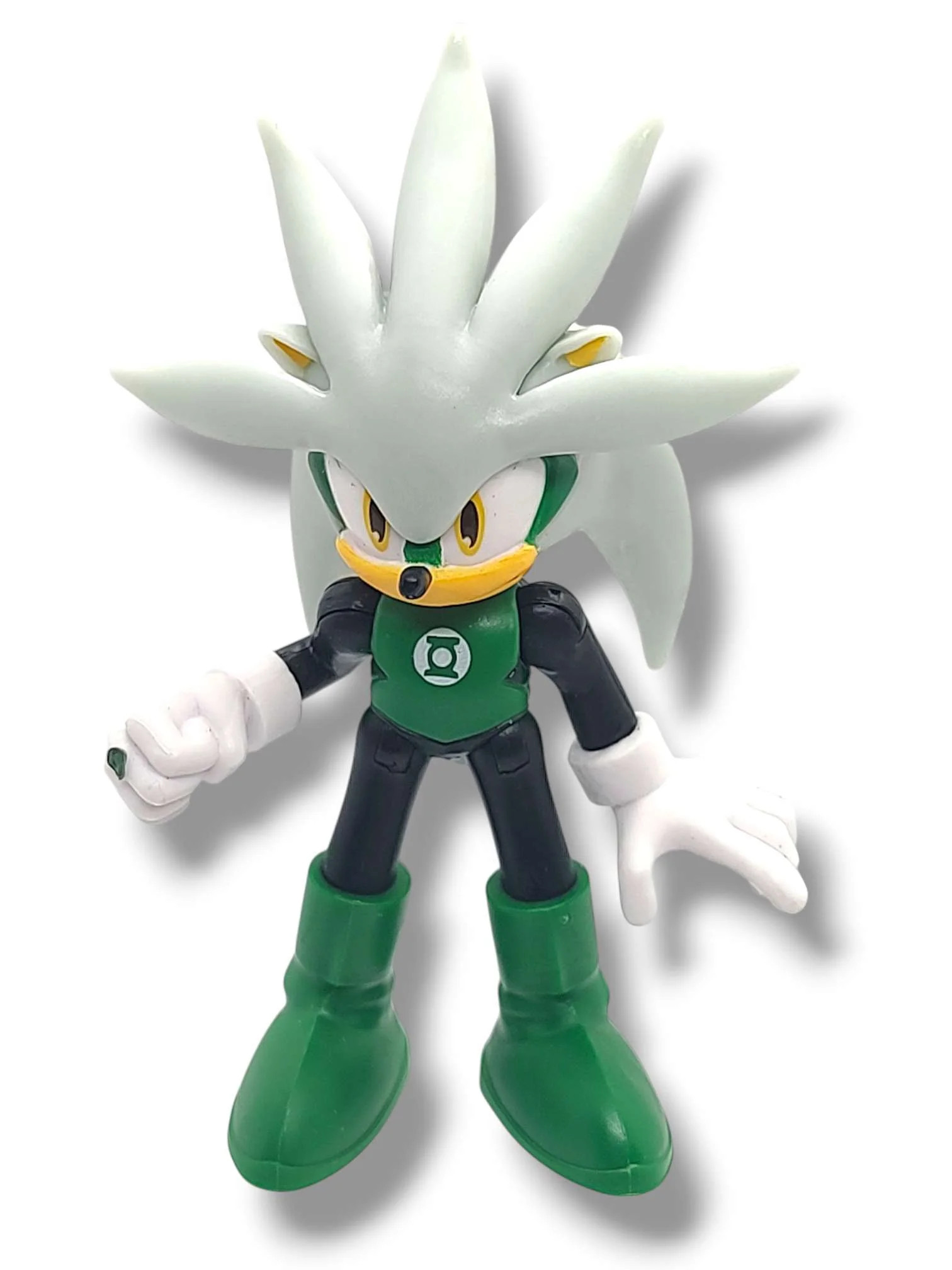 Sonic The Hedgehog Mystery Heroes Series 2 Silver as Green Lantern Minifigure | Walmart (US)