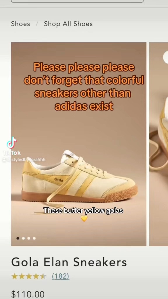 Colorful sneakers other than adidas!

#LTKStyleTip