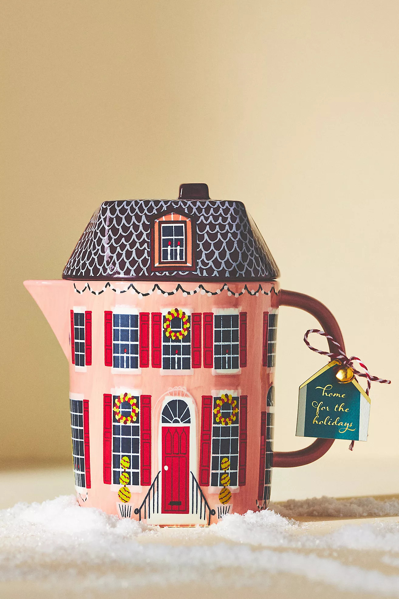Christmas Chalet Teapot | Anthropologie (US)