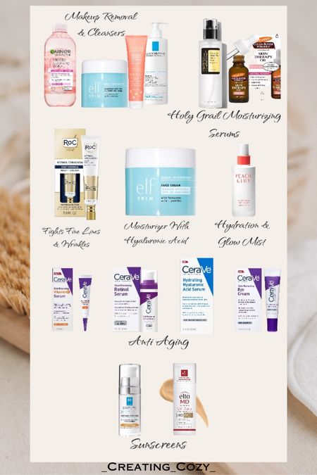 Skin care routine-favorites and recommendations! 


 #skincareroutine #antiaging #cleansers #serums #moisturizers #eyecream #hyaluronicacid #beautyproducts #beautyroutine #skincarecommunity #skincarelover #skincareaddict #glowingskin #healthyskin #beautyessentials #beautyblogger #beautytips #sunscreen

#LTKfindsunder50 #LTKbeauty #LTKfindsunder100