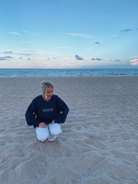 Masculine Ego Feminine Ways Heavy Blend Crewneck Sweatshirt - Etsy | Etsy (US)