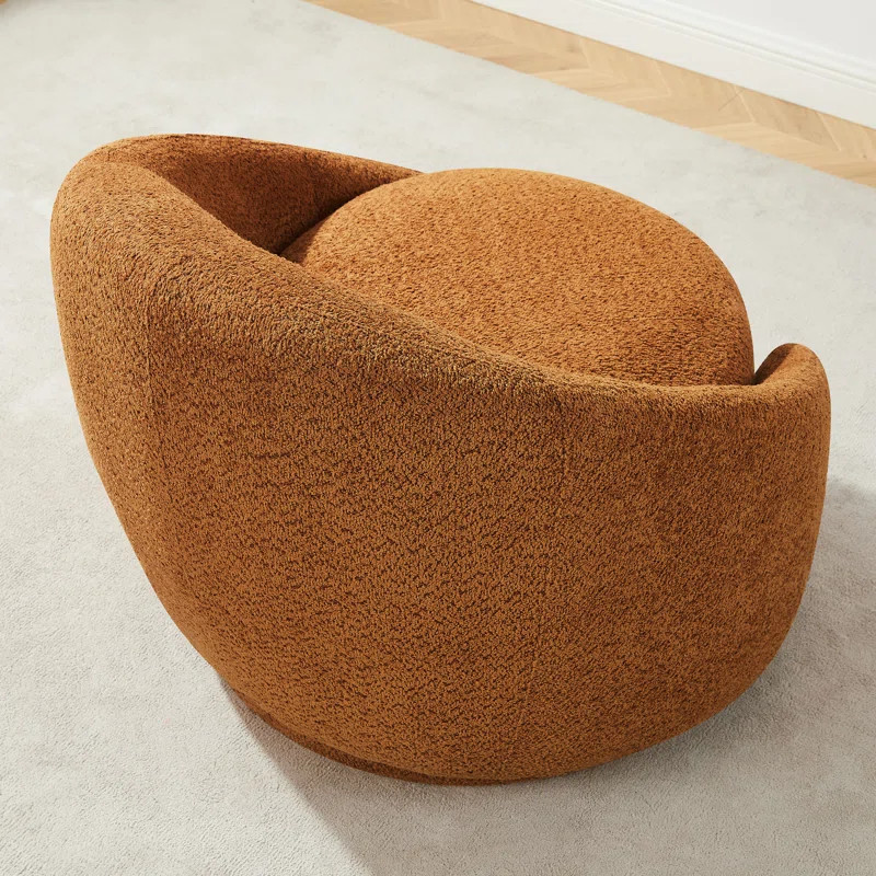 Frieson Upholstered Swivel Armchair | Wayfair North America