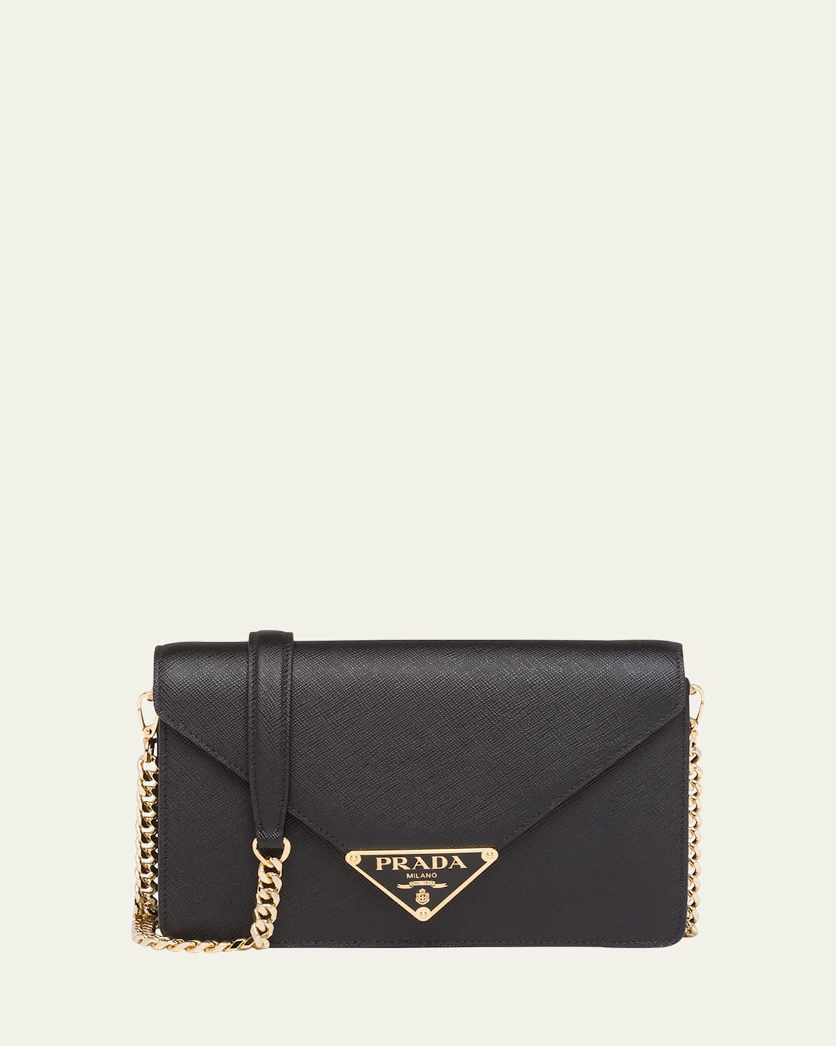 Mini Triangle Logo Envelope Flap Crossbody Bag | Bergdorf Goodman
