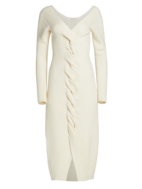 Trianna Rib-Knit Midi Dress | Saks Fifth Avenue