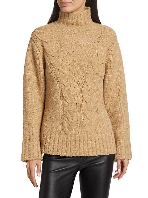 Dasha Wool-Blend Turtleneck Sweater | Saks Fifth Avenue