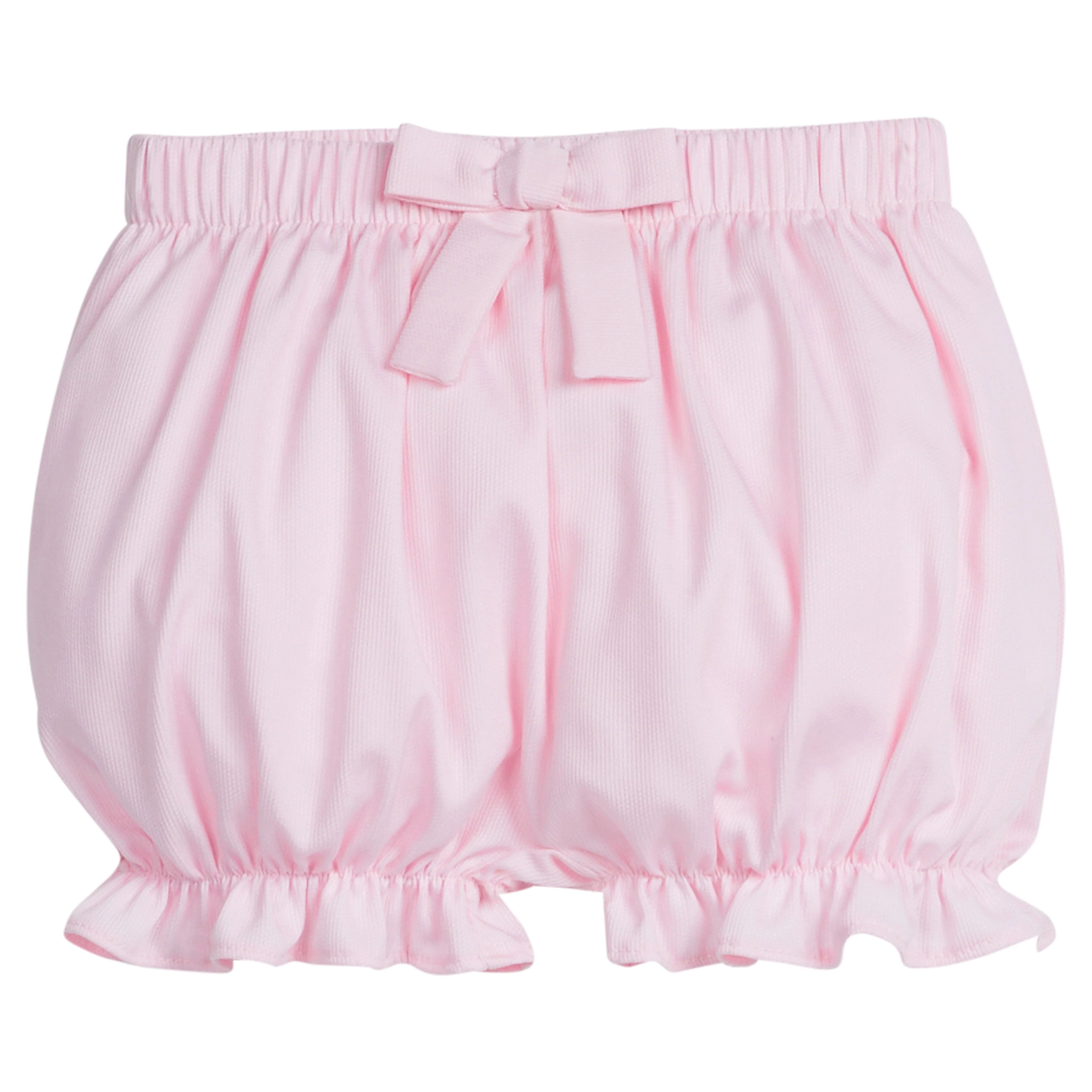 Little Girls Pink Bloomers - Solid Pink | Little English