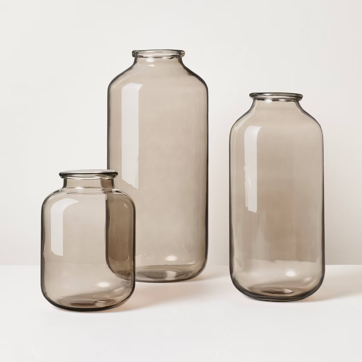 Glass Vase Tan - Hearth & Hand™ with Magnolia | Target