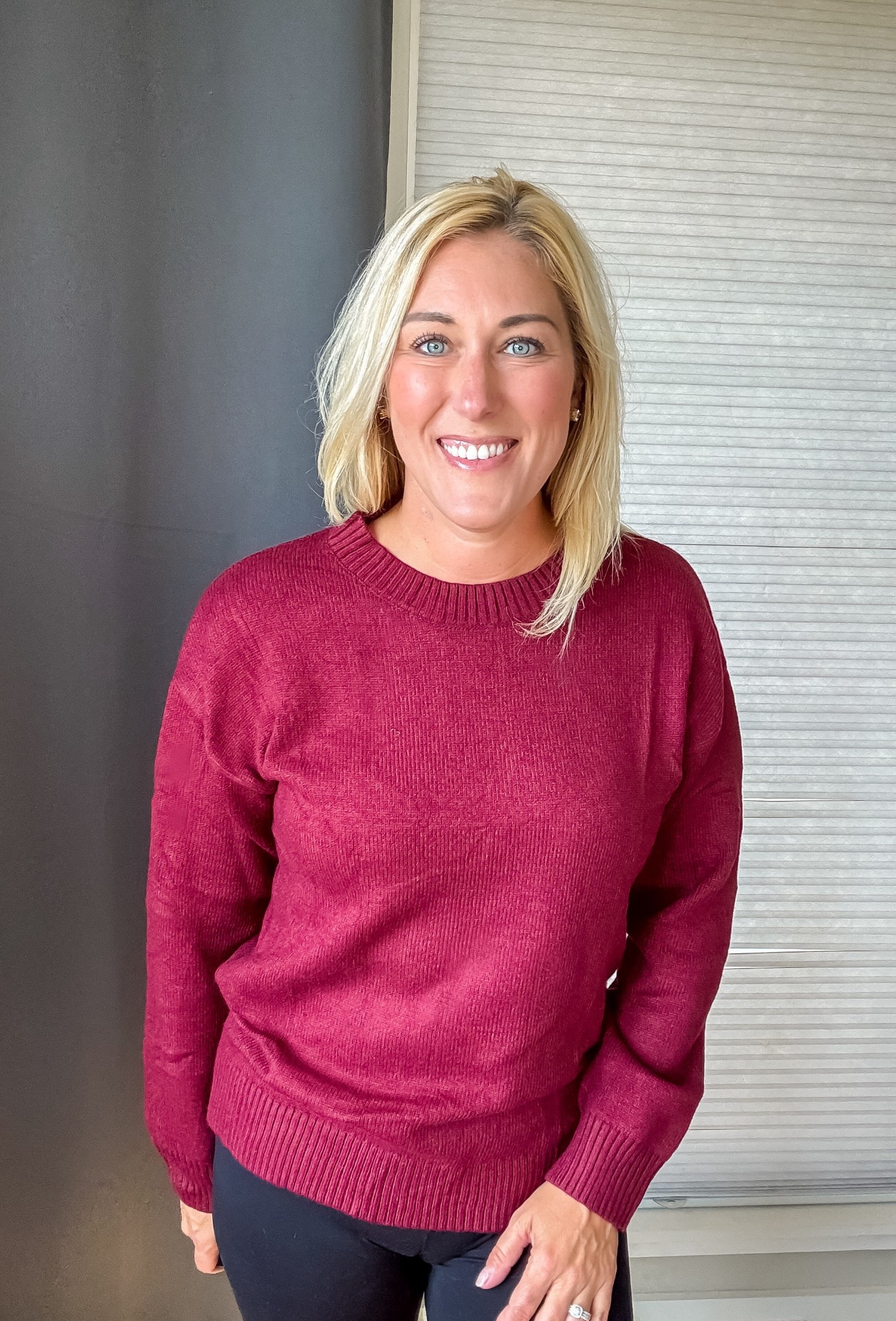 Sweater weather made easy ✔️ This one comes in the prettiest wine shade and it is so unbelievably soft… I’ll be wearing it over and over this season!