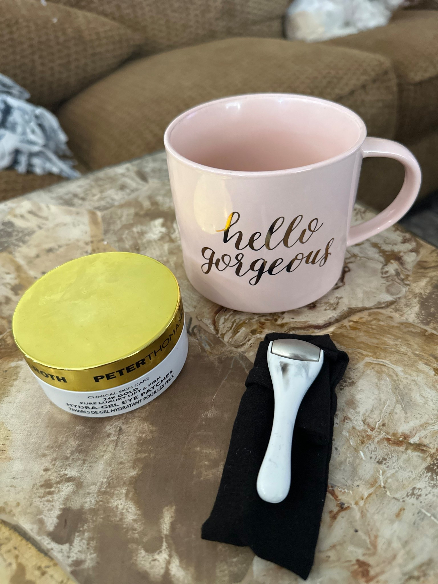 Morning Essentials 💖☕️ @peterthomasroth Eye patches and @Revitalash eye roller 

#LTKdayinmylife #LTKgrwm #LTKValentine