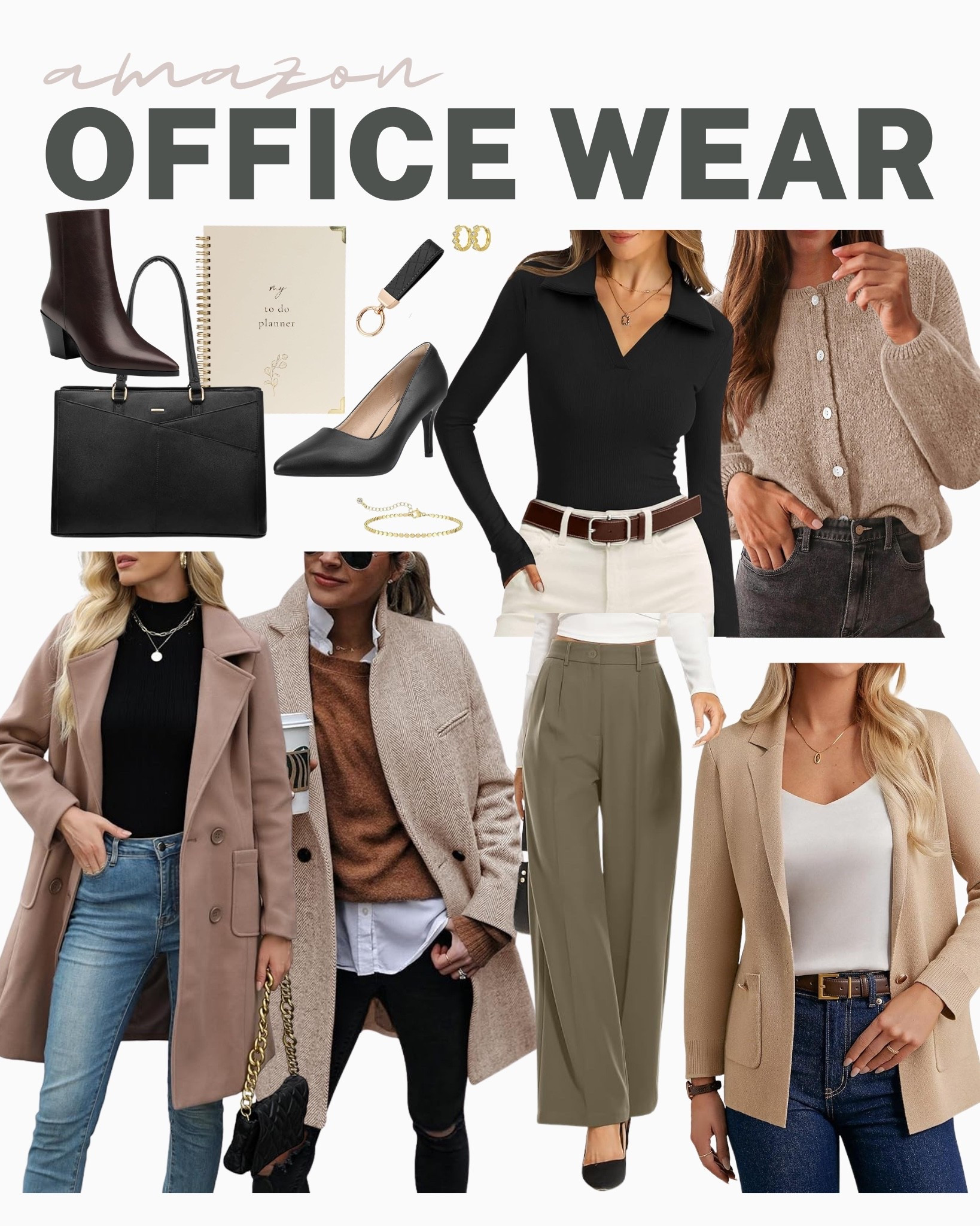 Upgrading your work wardrobe is easy with these Amazon favorites!
spring blazer, loose pants, black booties, trench coat, business casual top, work tops, office style, stylish workwear, business casual, trendy office wear, professional looks, wardrobe update, transitional style, amazon fashion, affordable look, spring fashion

#LTKootd #LTKU #LTKSeasonal