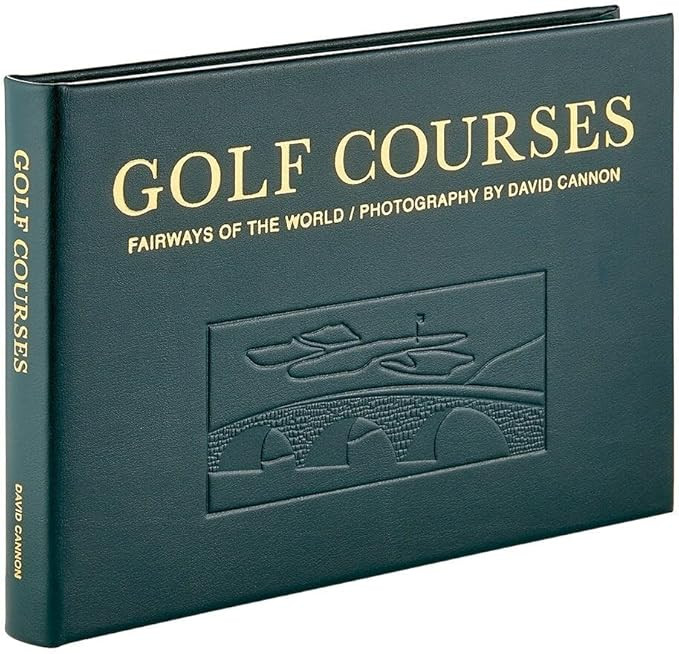 Graphic Image Golf Courses FAIRWAYS of The World in Rich Green Leather | Amazon (US)