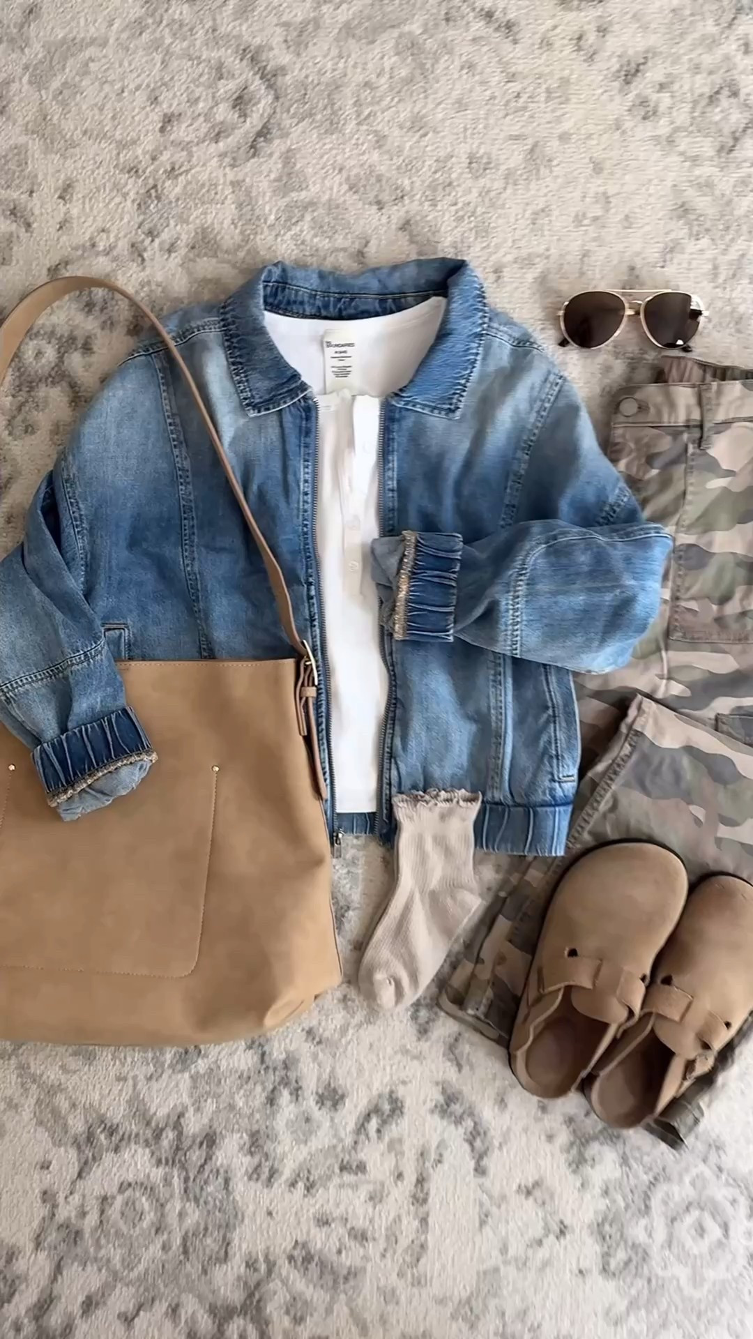 This $25 denim bomber and $17 camo cargo pants have both been top sellers and they happen to pair perfectly together! @Walmart is truly crushing it with all of their new arrivals!
Follow along here and in stories to see lots more outfit inspo and share this post with your Walmart loving bestie!

#LTKStyleTip #LTKFindsUnder50 #LTKOver40