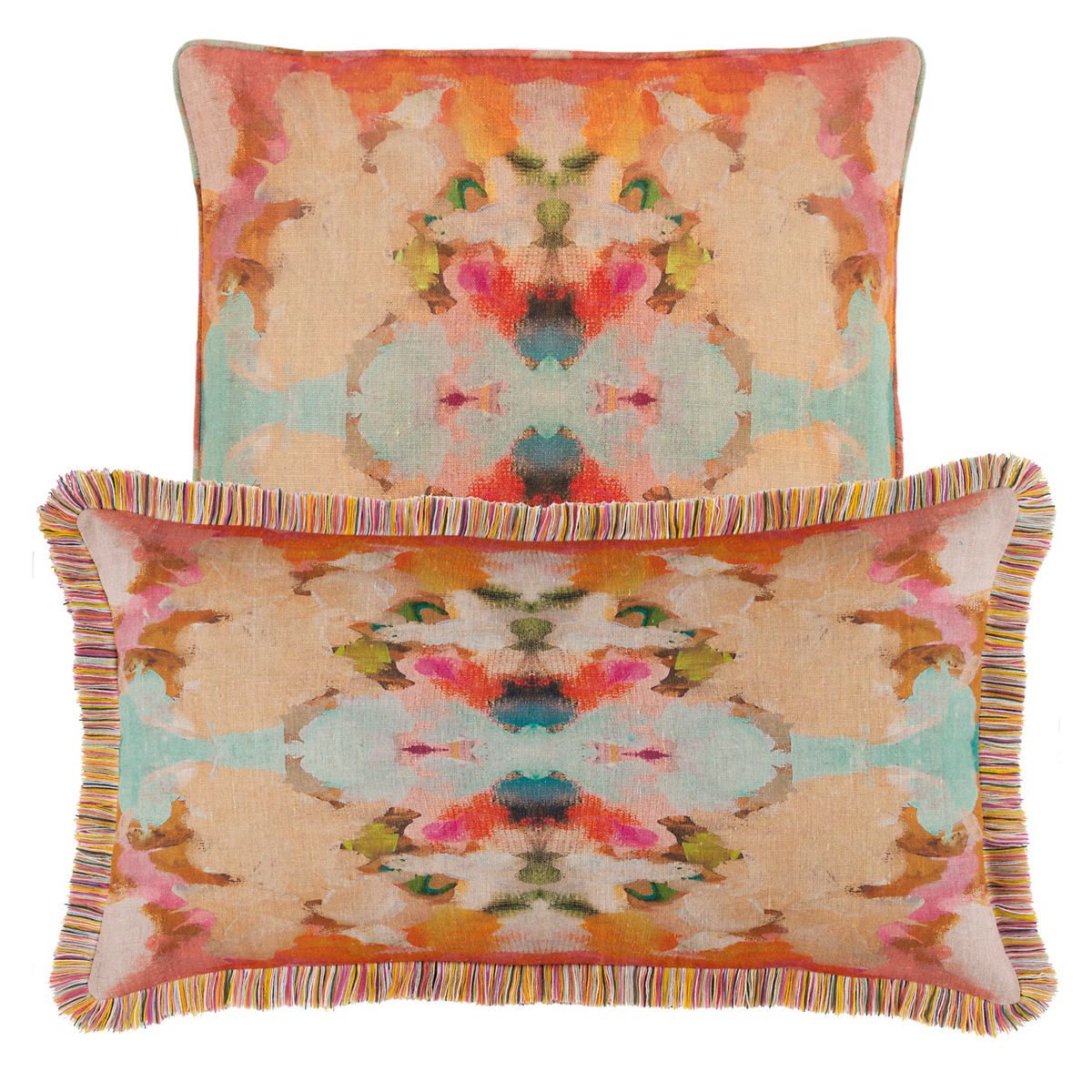Kenly Linen Decorative Pillow | Pine Cone Hill | Annie Selke