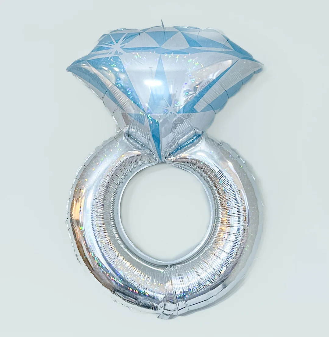 Engagement Ring Balloon Engagement Party Decor Bachelorette Party Decorations Bach Party Bridal S... | Etsy (US)