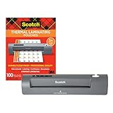 Scotch Thermal Laminator and Pouch Bundle, 2 Roller System, Laminate up to 9" Wide (TL901X) with ... | Amazon (US)