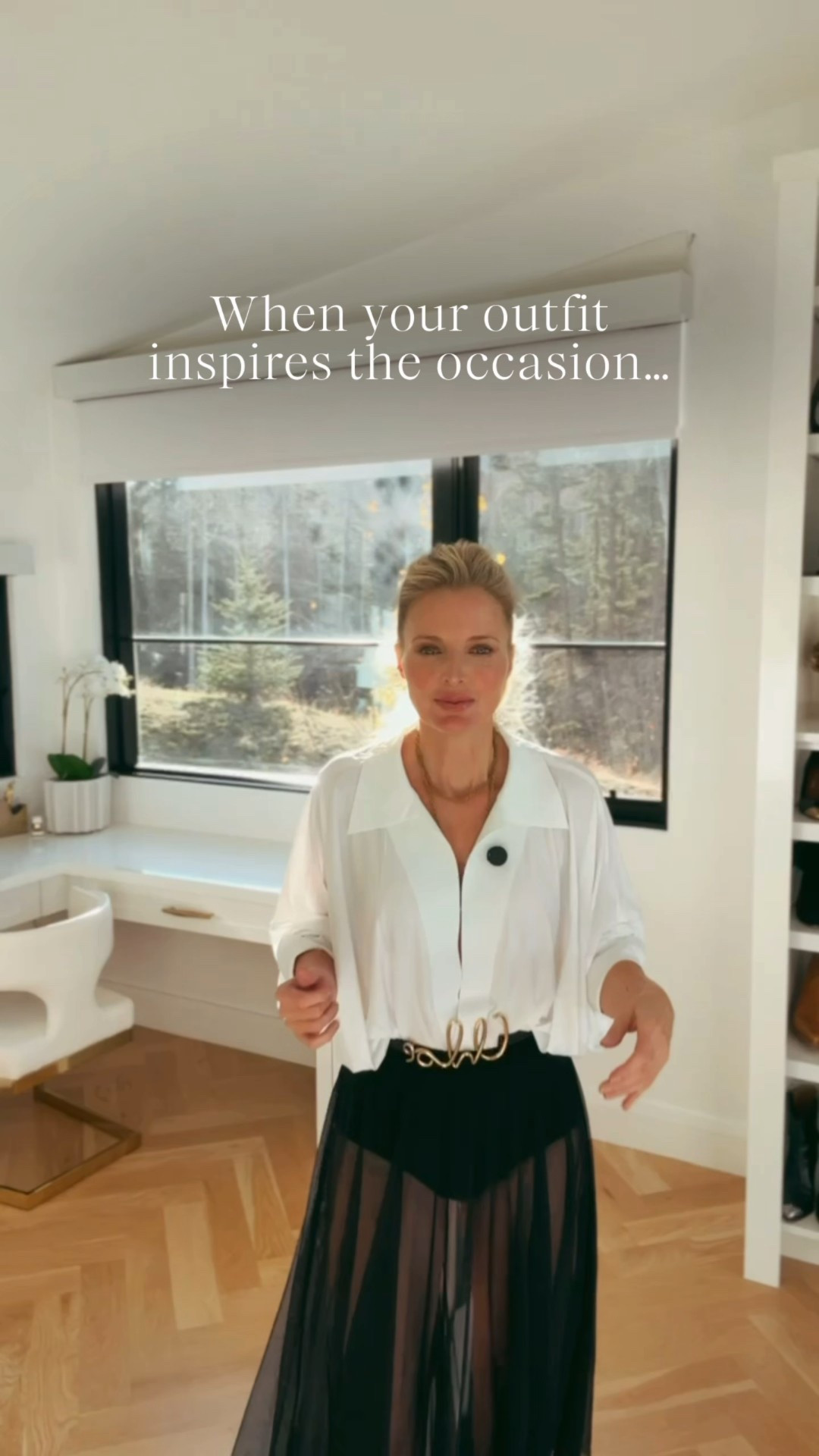 Sometimes an event decides the outfit, and sometimes the look decides the destination. This is the latter. ✨🖤🤍 

Fits run true to size. 

#LTKHoliday