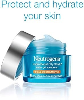 Neutrogena Hydro Boost City Shield Water Gel with Hydrating Hyaluronic Acid, Facial Moisturizer w... | Amazon (US)