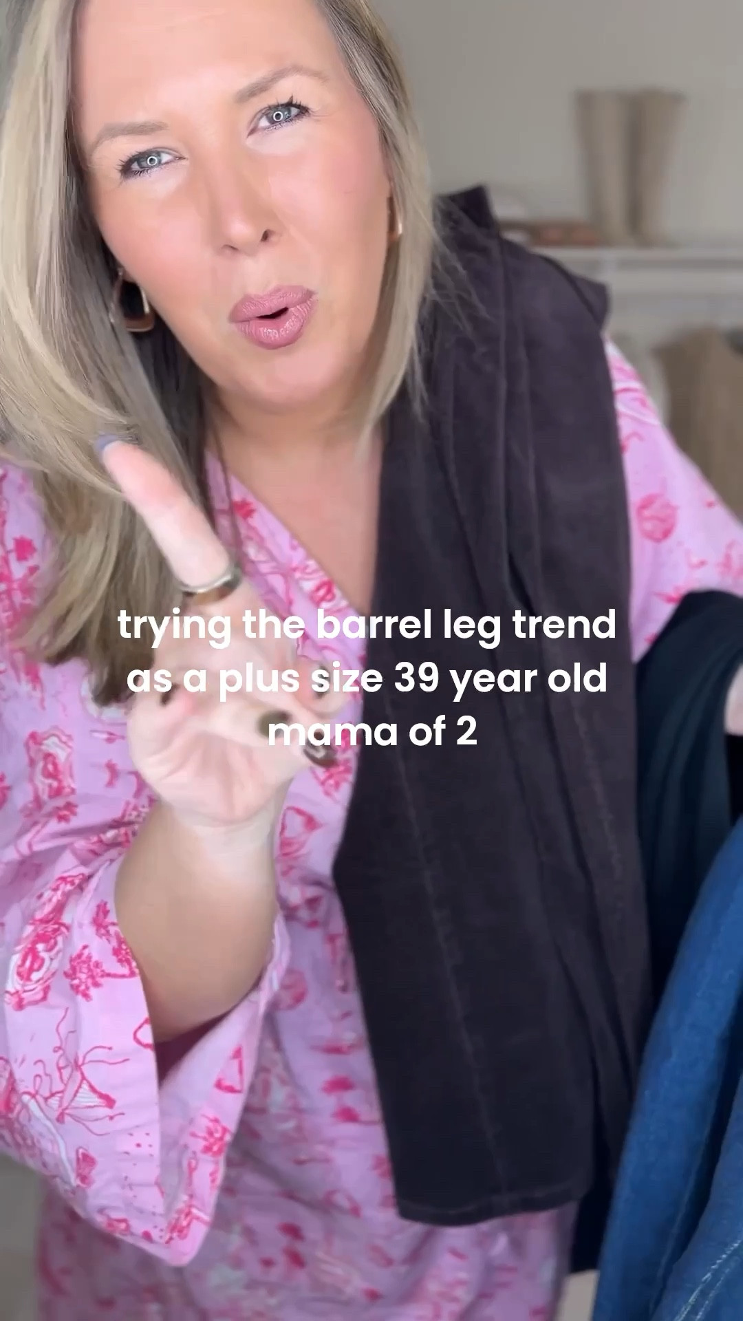 Trying barrel leg pants for the first time ever! I am SHOCKED!!!  Reminder I’m 5’8, 18/20/2X 42DD! @spanx carries sizes 3X-XS, in regular petite and tall!! #spanxpartner 👇THE DETAILS
1. I got 2X regular in the corduroys and they fit true to size with a little extra room in the waist! White button up runs true to size, I’m in the 2X! Denim jacket TTS, I’m in 2X!
2. The jeans fit about the same as the corduroy, a nice comfortable fit! I’m in 2X regular length! 
3. For the black ponte pants I got my regular size 2X but I think I’d like 3x for the tummy, and I am wearing them in petite! They run long!
USE MY CODE ASHLEYDXSPANX for 15% off + free shipping, new customers!! 

#LTKPetite #LTKPlusSize #LTKMidsize