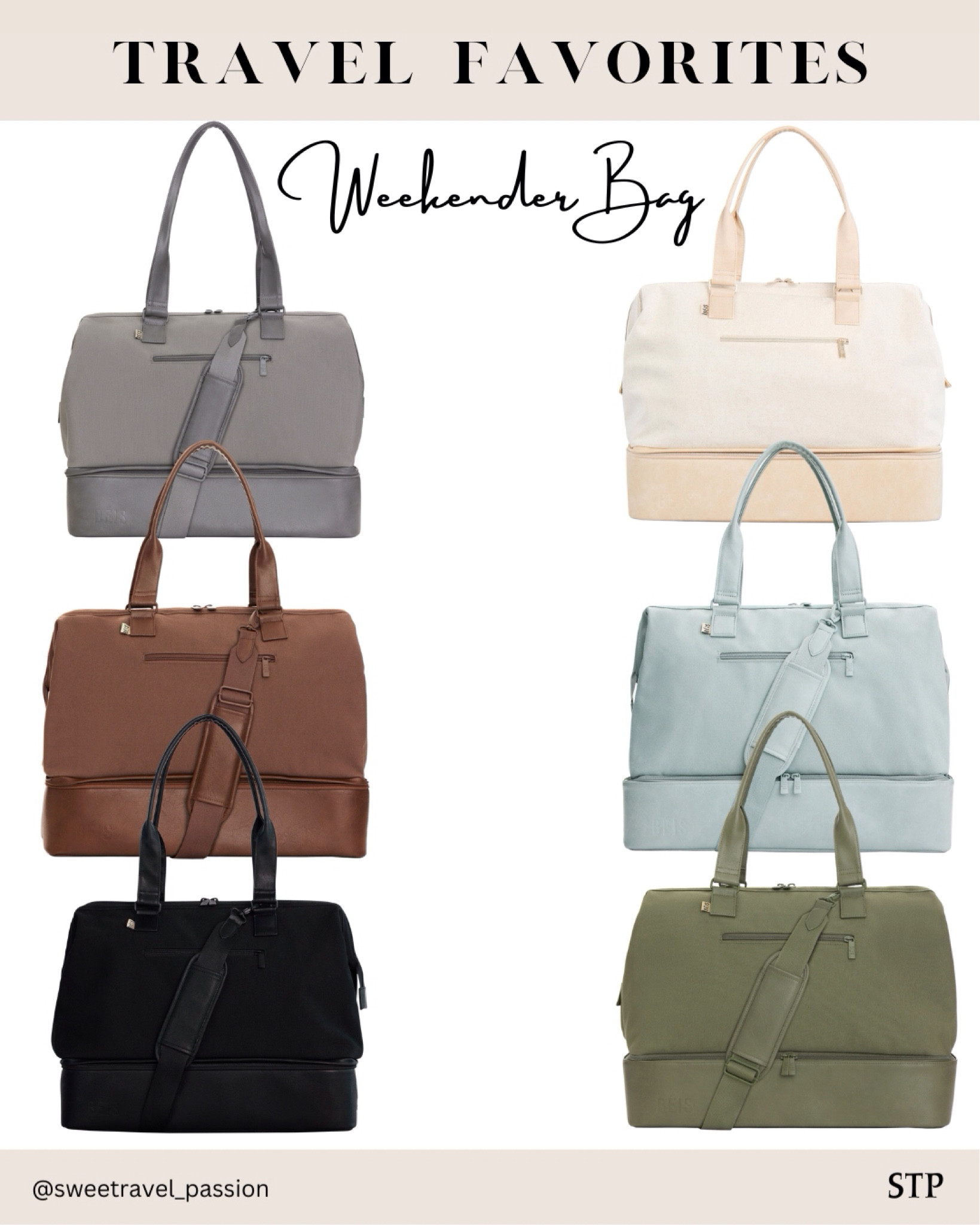 Weekender bags 

#LTKTravel #LTKFitness #LTKItBag