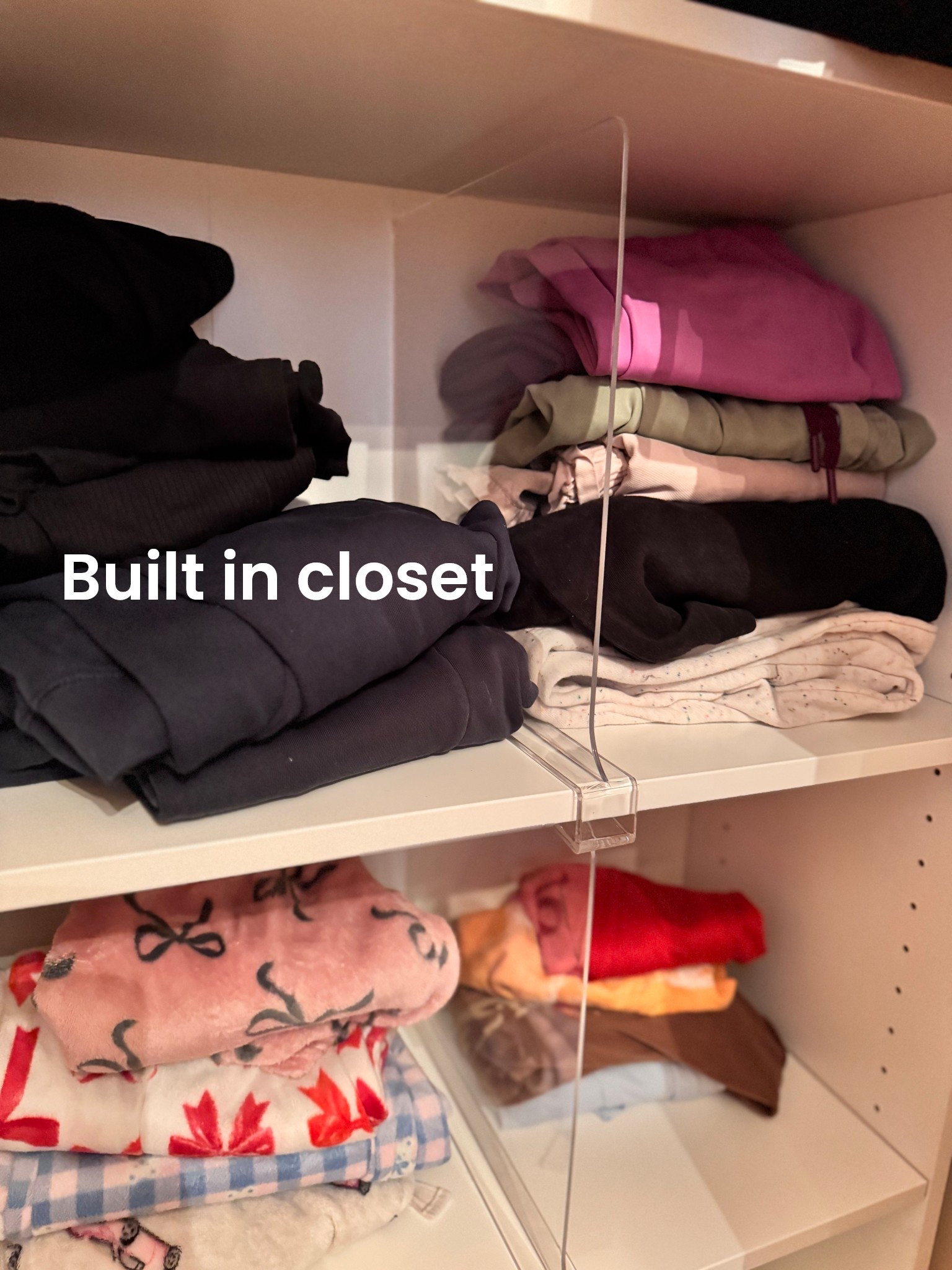 Budget friendly built in closet