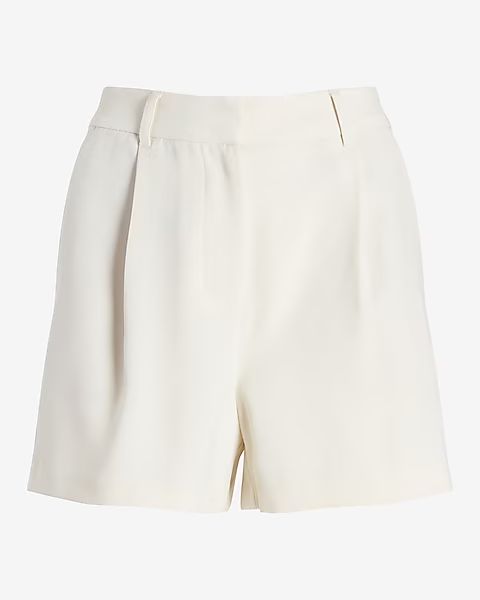 High Waisted Soft Clean Shorts | Express