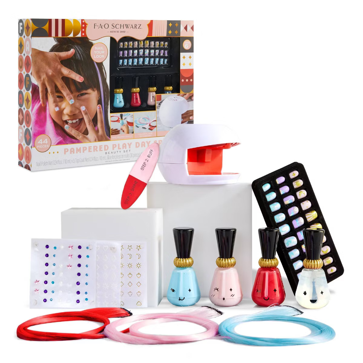 FAO Schwarz Pampered Play Day Spa Beauty Set - 44pcs | Target