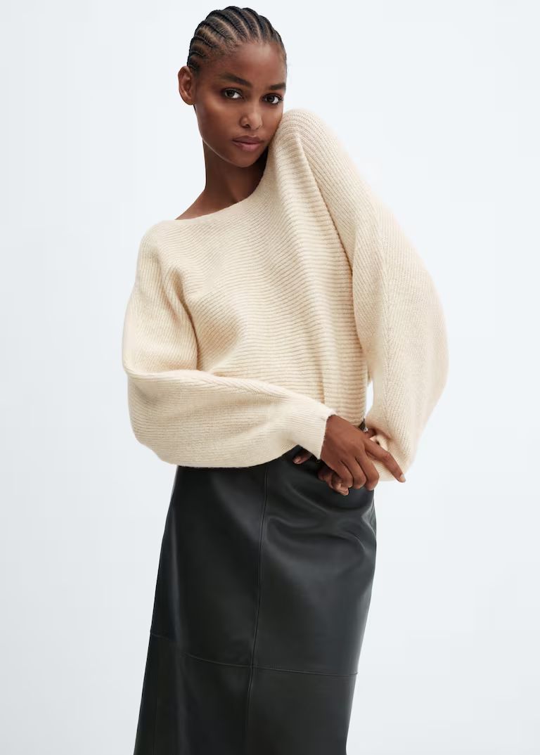 Puffed sleeves sweater -  Women | Mango United Kingdom | MANGO (UK)