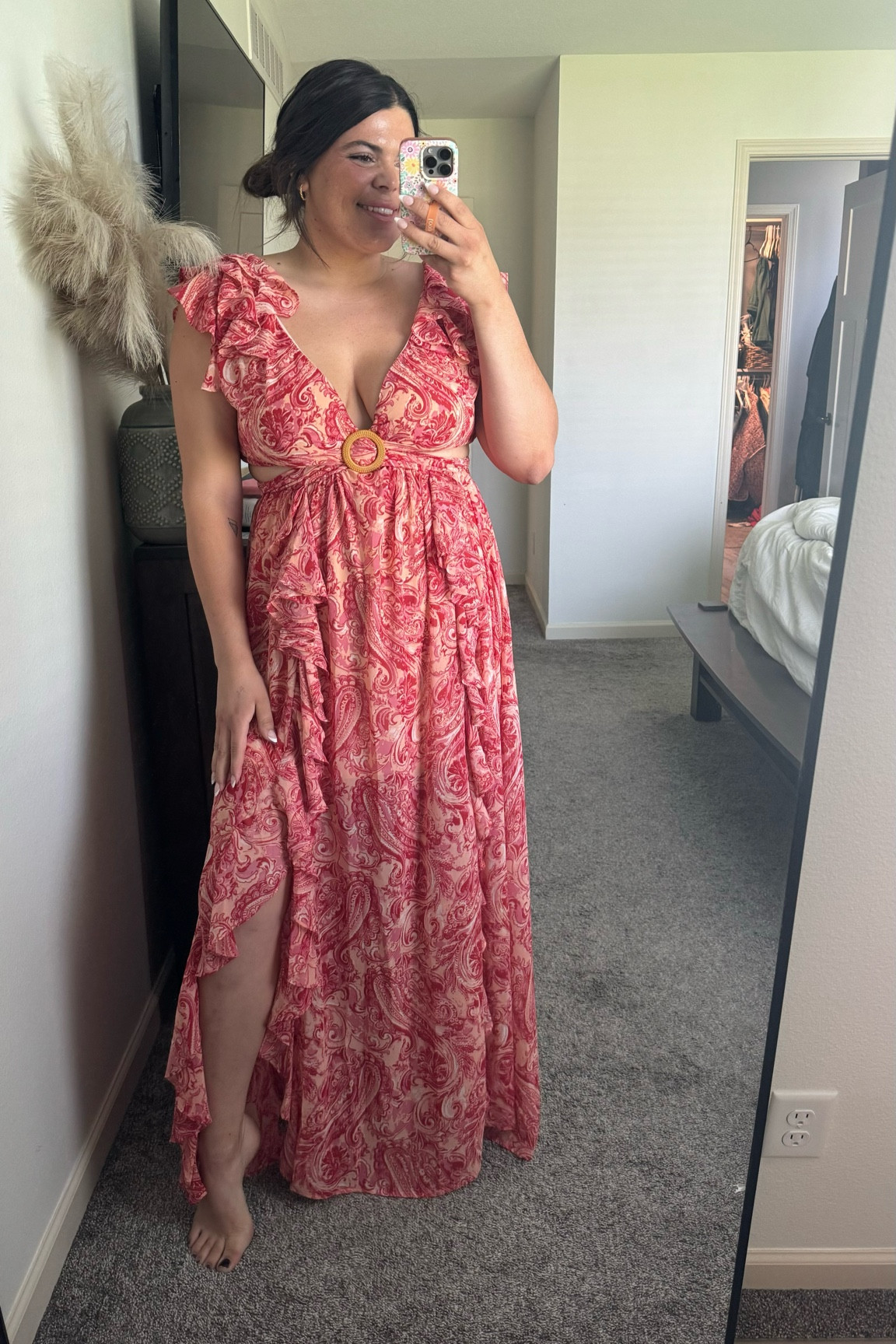 How stunning is this maxi dress for spring and summer! This would be so cute for brunch, a bridal shower, baby shower or beach vacation! I’m in size xl and I’m size 12/14 

#LTKMidsize #LTKFindsUnder100 #LTKWedding