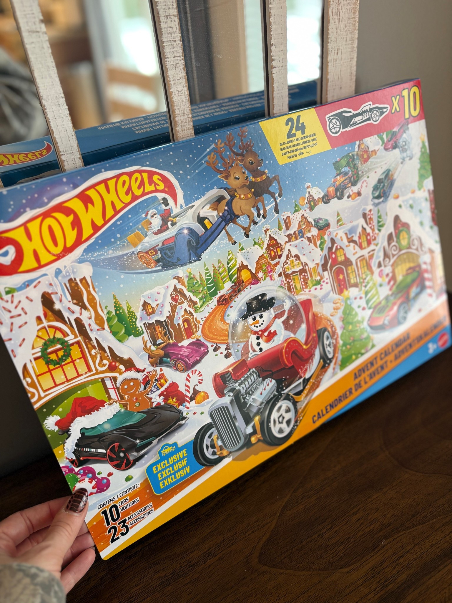 Hot wheels advent calendar for the boys! Available at Walmart, Amazon and Target to grab in time for Dec 1st! Comes with 10 toy cars and 23 accessories



#LTKGiftGuide #LTKHoliday #LTKKids