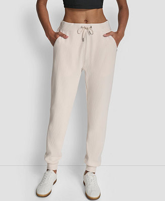 Women's Tech Ottoman Cuffed High Rise Joggers | Macy's