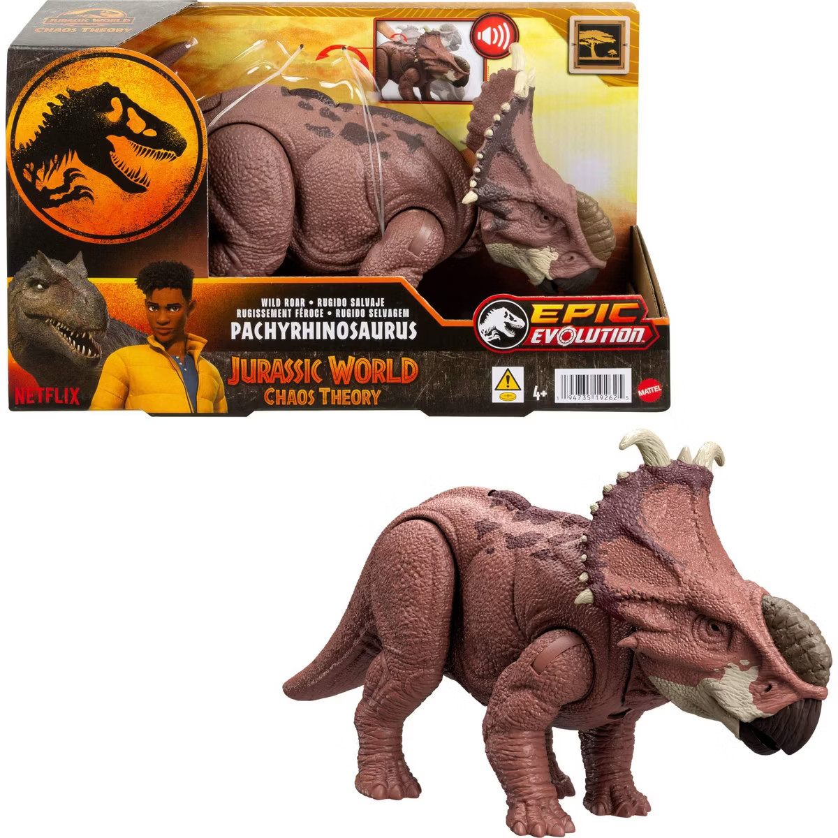 Jurassic World Wild Roar Pachyrhinosaurus Action Figure | Target