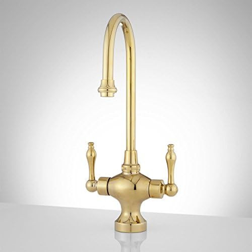 Signature Hardware 926646 Isadora 1.75 GPM Single Hole Bar and Kitchen Faucet - - Amazon.com | Amazon (US)
