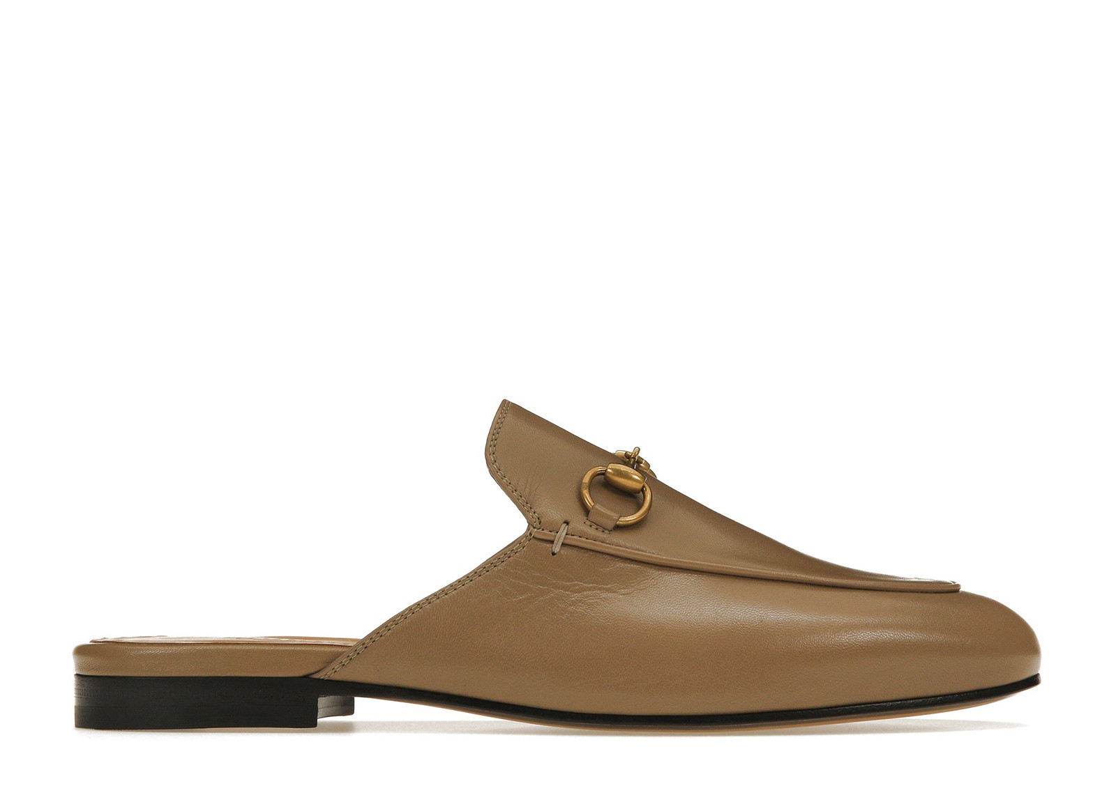 Women's Gucci Princetown Slipper Leather Sneakers in Brown/Gold | StockX