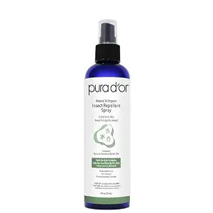 PURA D'OR Natural & Organic Insect Repellent Spray – DEET-Free Outdoor Spray with Citronella, P... | Amazon (US)