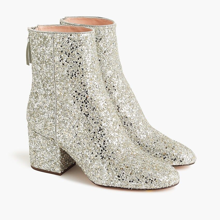 Sadie ankle boots in glitter | J.Crew US