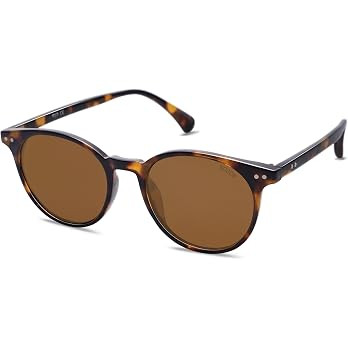 SOJOS Small Round Classic Polarized Sunglasses for Women Men Vintage Style | UV400 Lens Lightweig... | Amazon (US)