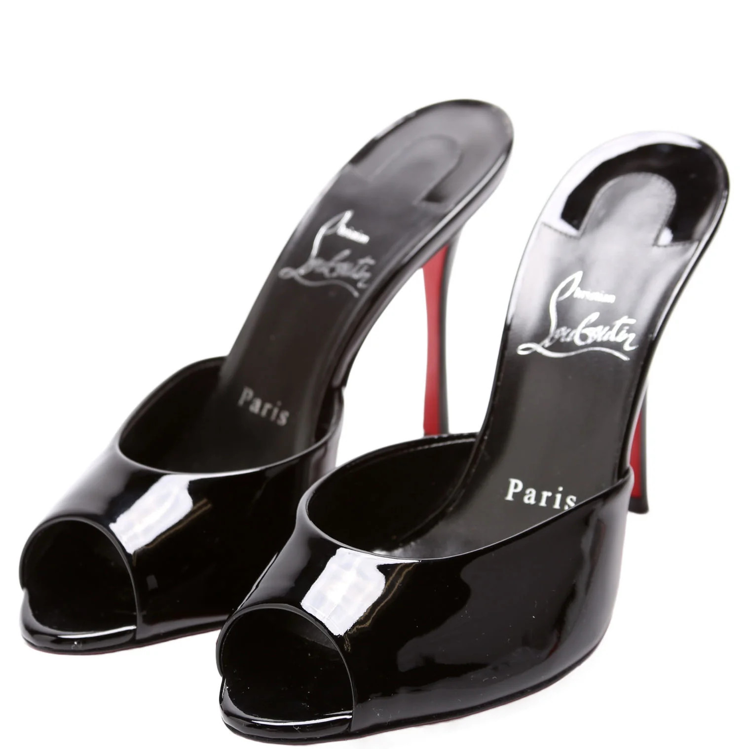 Me Dolly Patent 85MM Size 36 Black | Keeks Designer Handbags