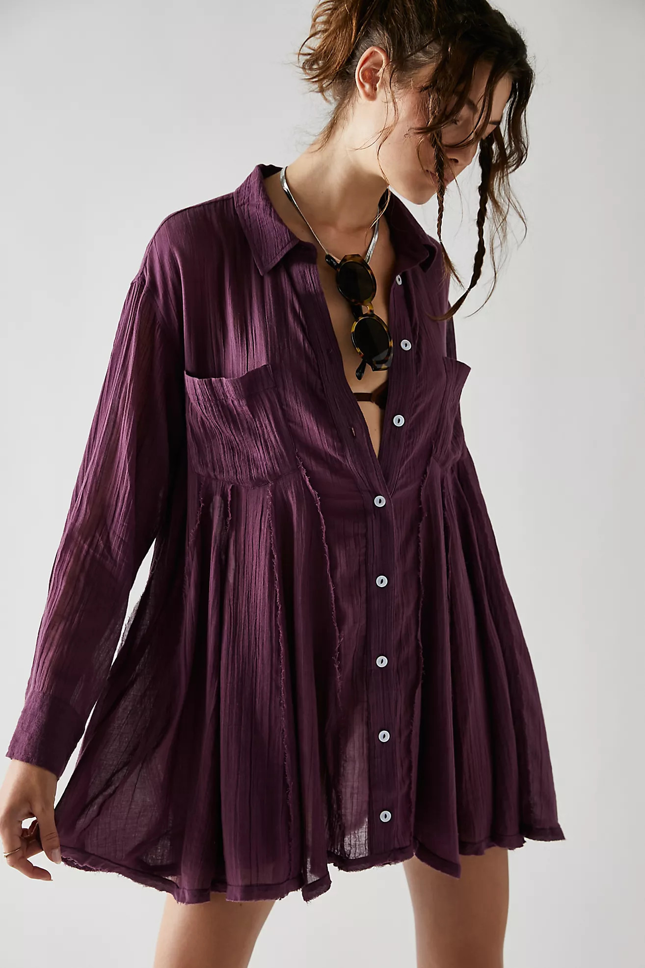 Splice Up Shirtdress Tunic | Free People (Global - UK&FR Excluded)