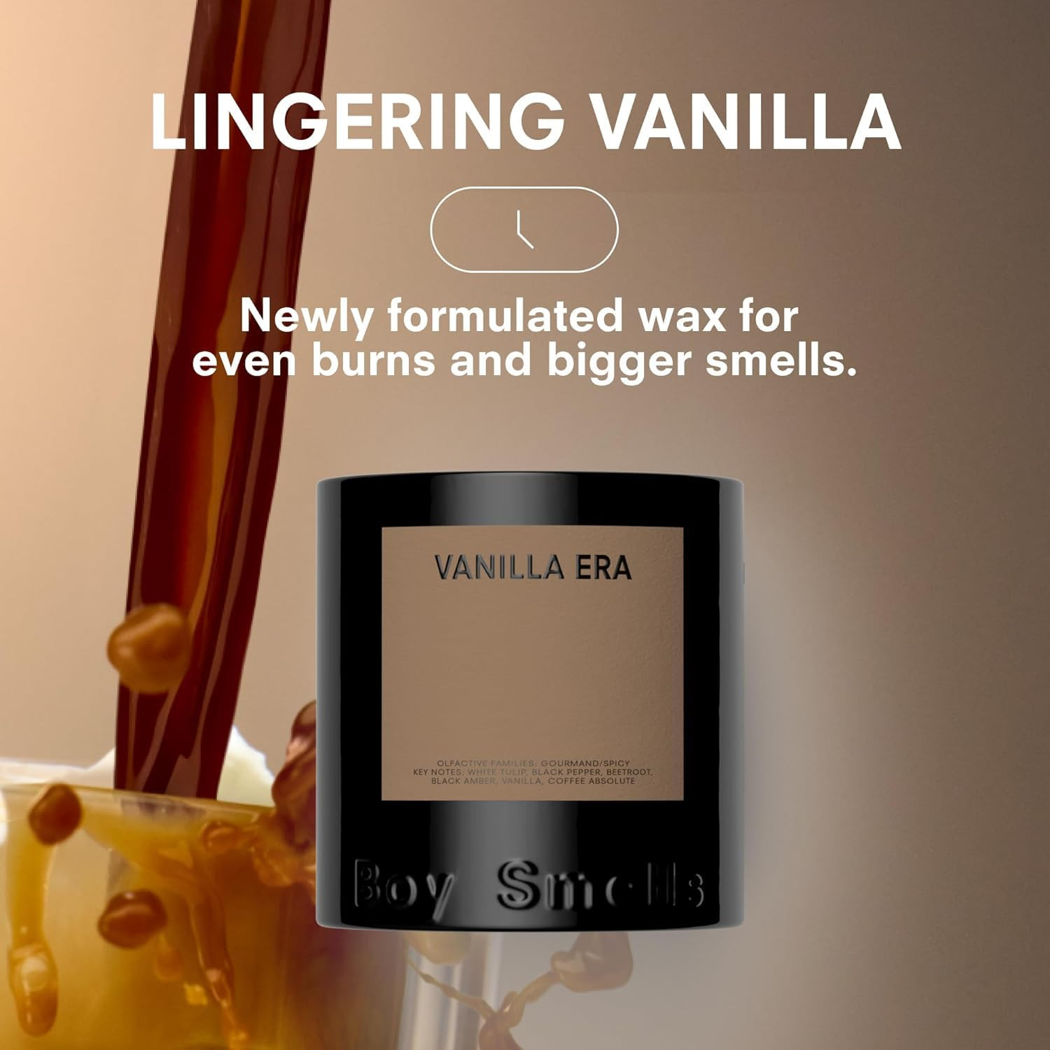 Boy Smells Vanilla Era Candle – White Tulip, Vanilla, and Espresso – Gourmand and Spicy Scented Candle | Amazon (US)