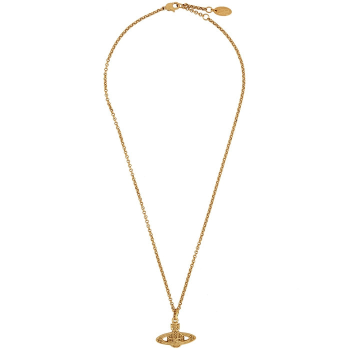 Vivienne Westwood Mini Bas Relief Gold-tone Necklace | Harvey Nichols (Global)