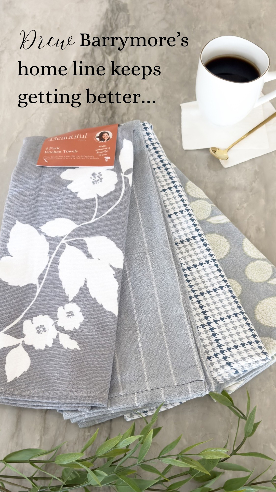 Blue 4-Piece Kitchen Towel Set – Walmart

Soft, pretty, and practical—this 4-piece kitchen towel set adds charm to your space with classic florals and gingham patterns in calming blue tones.

Hashtags:
#LTKHome #LTKKitchen #WalmartFinds #CottageStyle #CoastalGrandmillennial #KitchenRefresh #BlueDecor


#LTKSeasonal #LTKFindsUnder50 #LTKHome